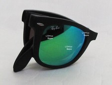 RAY BAN mod: 0RB4105 601 NERO LUCIDO 50 LENS CRISTAL VERDE SPECCHIATO