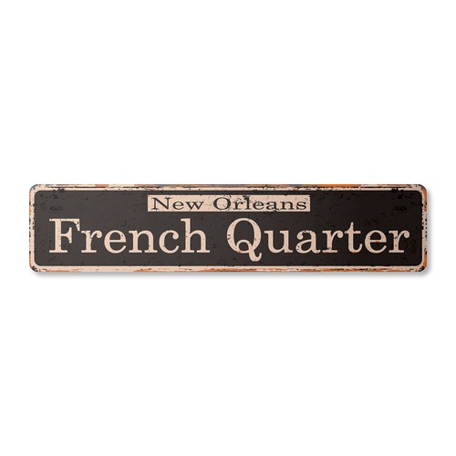 French quarter insegna - quarter,