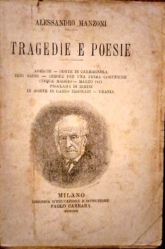 Alessandro manzoni tragedie - alessandro, e