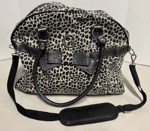 Guess leopard print purse - leopard,