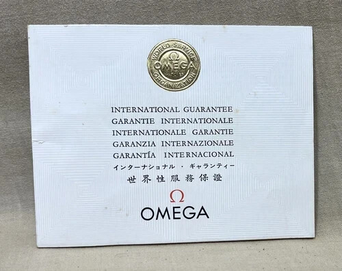 Omega guarantee certificate - omega,