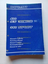Ducati 350 Sport - 400 SS Junior 1991-92 manuale officina originale shop manual