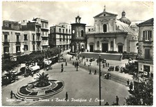 TORRE DEL GRECO (NAPOLI), PIAZZA E BASILICA PONTIFICIA S. CROCE, 1964