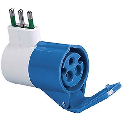 Adattatore 16a presa blu fme - 16a,