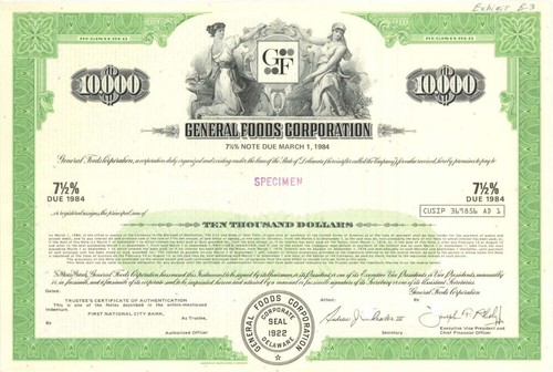 General foods corp - foods, corp.