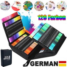 120 pezzi penne set pennarelli
