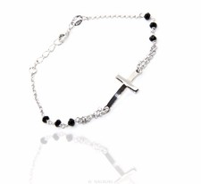 bracciale rosario argento 925