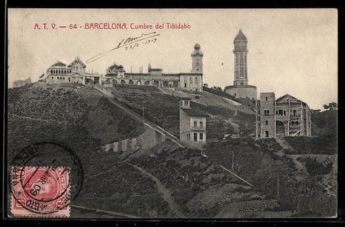 Cartolina barcellona cumbre - barcellona,,