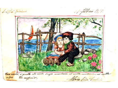 Disegno acquarello firma - ,