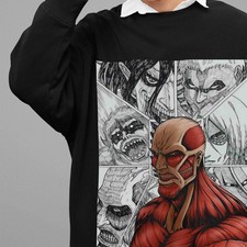 Felpa Attack On Titan maglione