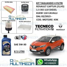 KIT TAGLIANDO 4 FILTRI OLIO
