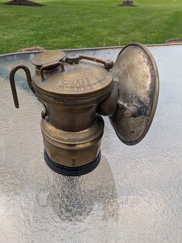 Lampada testa minatore carbone
