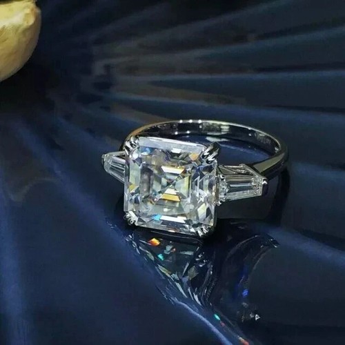Anello taglio asscher - anello,