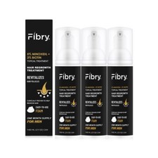 Fibry MEN'S FOAM Minoxidil5% + 3% Biotina | Schiuma Ricrescita Capelli | 3 Mesi