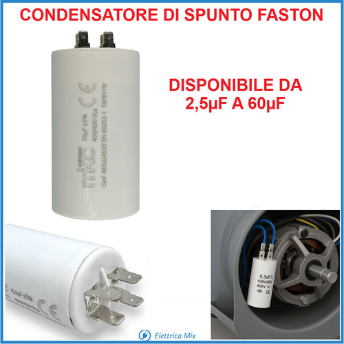 Condensatore spunto per - condensatore,