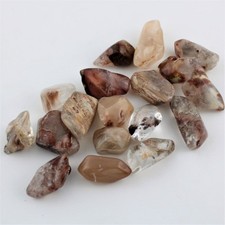 Quarzo Rutilato Lodolite Burattato Minerali Pietre Dure Alta Qualità Chakra Zen