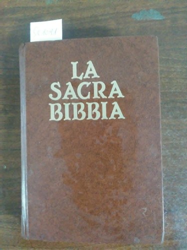 Sacra bibbia edizione - sacra,
