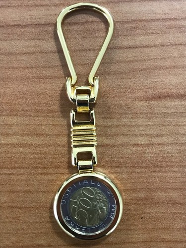 Portachiavi con 500 lire - lire, san