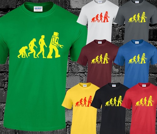 Shirt uomo robot evolution - t-shirt,