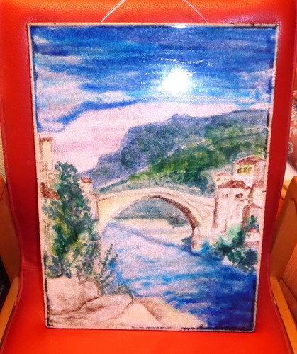 Piatto da parete ponte di - da,