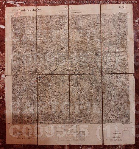 C9545 mappa susa telata - c9545,