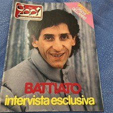 Rivista Ciao 2001 1982 / Battiato 