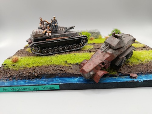 Ww2 panzer diorama - panzer,