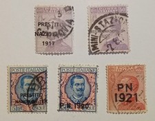 PRESTITO NAZIONALE FRANCOBOLLI SERIE COMPLETA RARI VEDI...