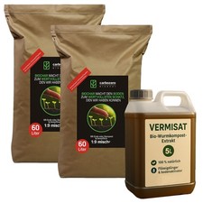 Biochar 2 x 60L + Vermisat 5L
