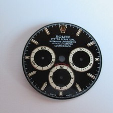 NEW OLD STOCK N.O.S. Quadrante Dial Daytona 16520 Nero Luminova Zenith