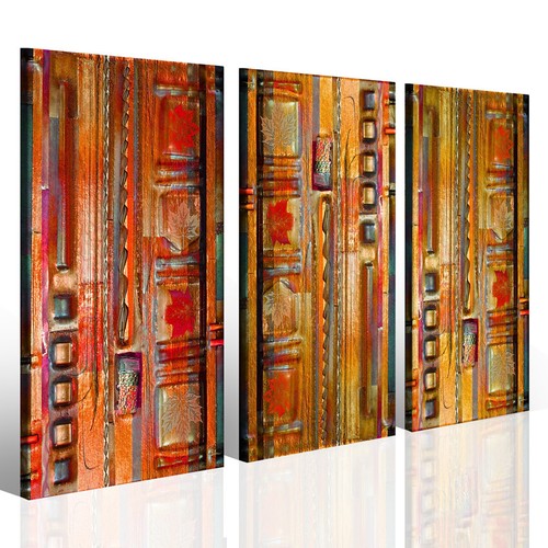 Quadri moderni metallic red - moderni,