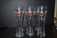 9 BICCHIERI vintage  BIRRA ERDINGER - WEISSBRAU WEISSBIER 0,3L mai usati