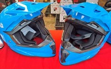 child cross helmet light blue