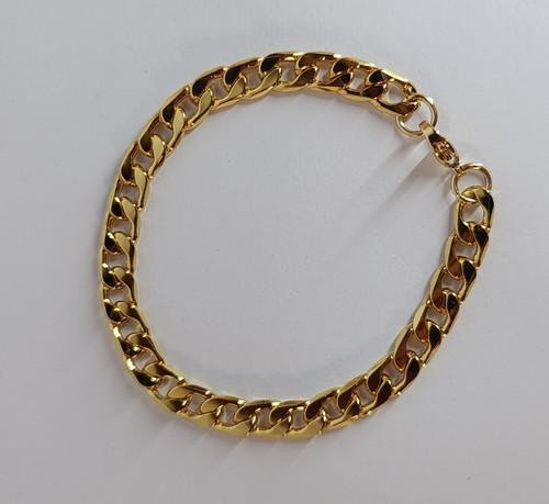 Bracciale catena cubana uomo - bracciale,