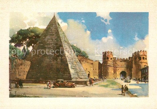 Roma piramide caio - roma, di