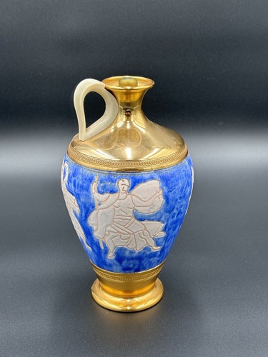 Vaso ceramica ottone - ceramica,