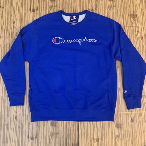 Champion blu girocollo uomo - champion,