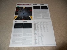 Brochure Sansui, 4 pg