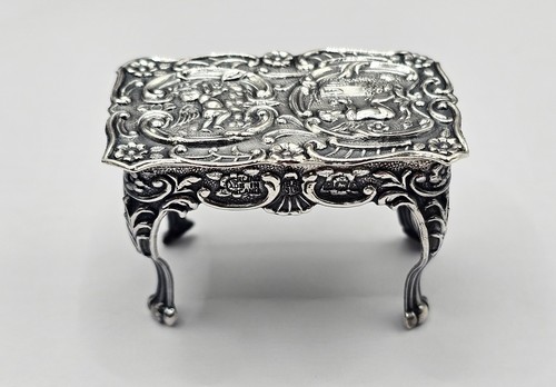 Tavolo miniatura argento