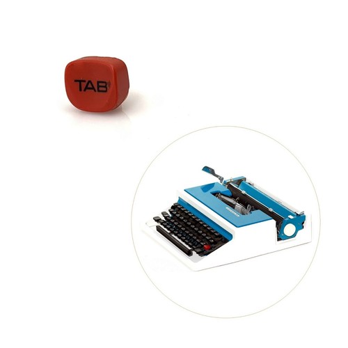 Tasto tab rosso - tab, per