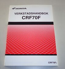 Manuale Verkstad Honda CRF 70