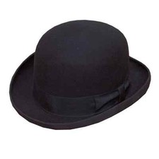 Cappello a ciotola nero adulti