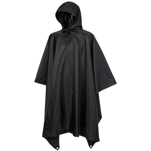 Poncho impermeabile nero - poncho,
