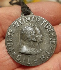MEDAGLIA FASCISMO PONTE WAIMAR FIRENZE HITLERJUGEN GIL INCONTRO CULTURALE 1942
