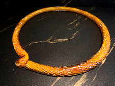 GRANDE ANELLO IN VETRO DI