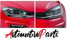 Carene Fari Anteriori Palpebrine Ciglia GOLF 7 2012-2017 VERNICIATE NERO LUCIDO