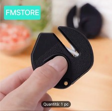 Kit affila coltelli portatile in carburo di tungsteno e ceramica per varie lame 