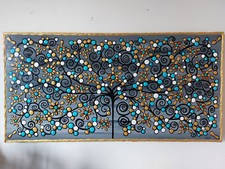 QUADRO DIPINTO A MANO ALBERO