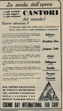 Pubblicita Vintage Anni 50 :  Eskimo Bay International Fur Corp. Pellicce