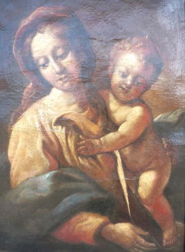 Madonna con bambino - con, su